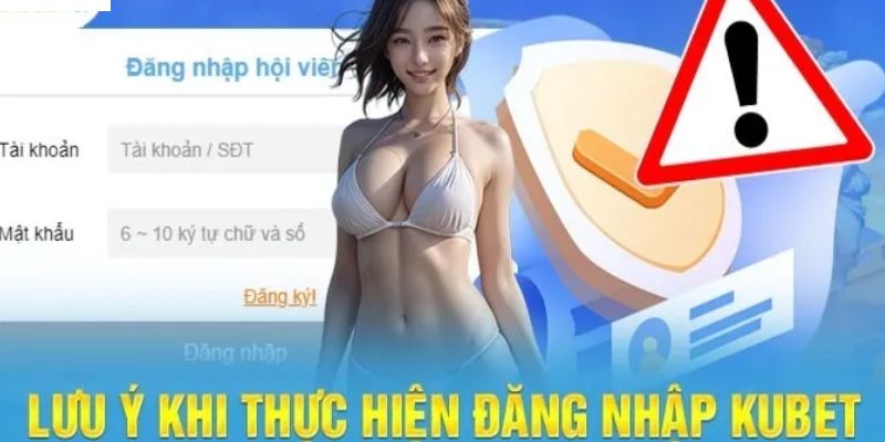 Người chơi nên lưu ý một số điều khi đăng nhập Kubet